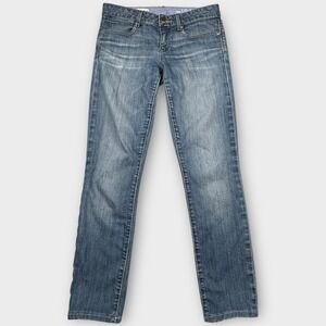 Gap 1969 Always Skinny Jeans Womens 27 Blue Medium Wash Stretch‎ Denim Low Rise